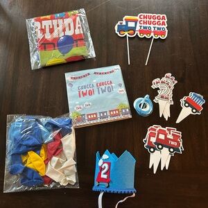 Train Themed Birthday Party Supplies